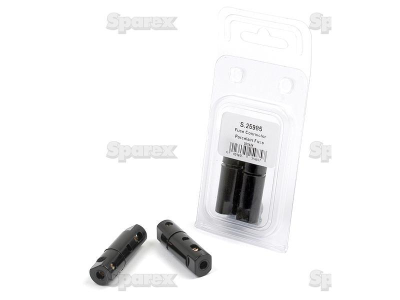 In-Line Porcelain Fuse Holder Max 8 amp Agripak