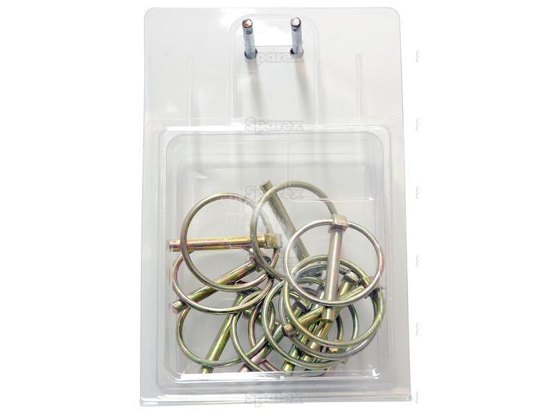 Round Linch Pin, Pin Ø6mm x 44.5mm (10 pcs. Agripak)