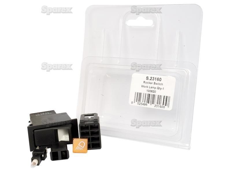 Rocker Switch - Work Lights, 2 Position (On/Off) for Massey Ferguson 399 (300 Series)