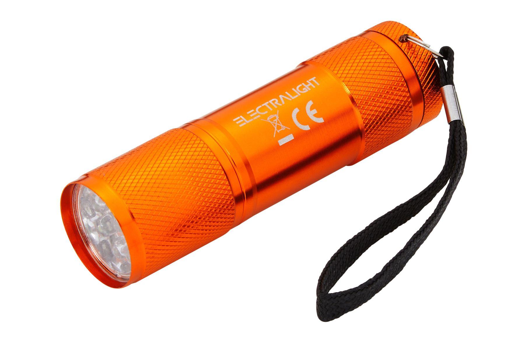 Electralight 9 LED Stubby Aluminium Torch No Batteries