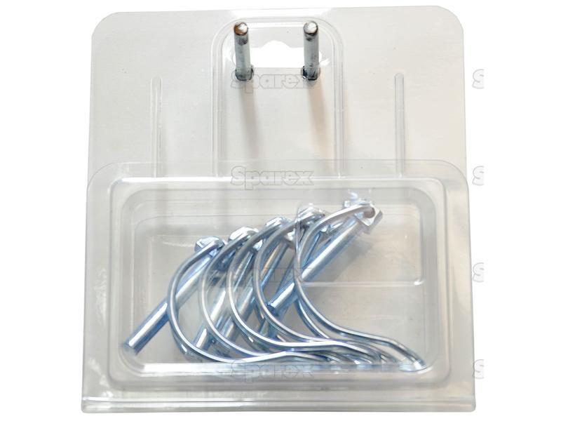 Pipe Linch Pin, Pin Ø6mm x 40mm (5 pcs. Agripak)