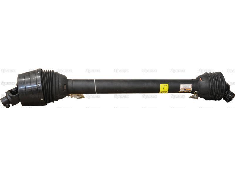 PTO Shaft - EUCV Wide Angle - One End, (Lz) Length: 1010mm, 1 3/8'' x 6 Spline 80° W.A. to 1 3/8'' x 6 Spline Q.R.