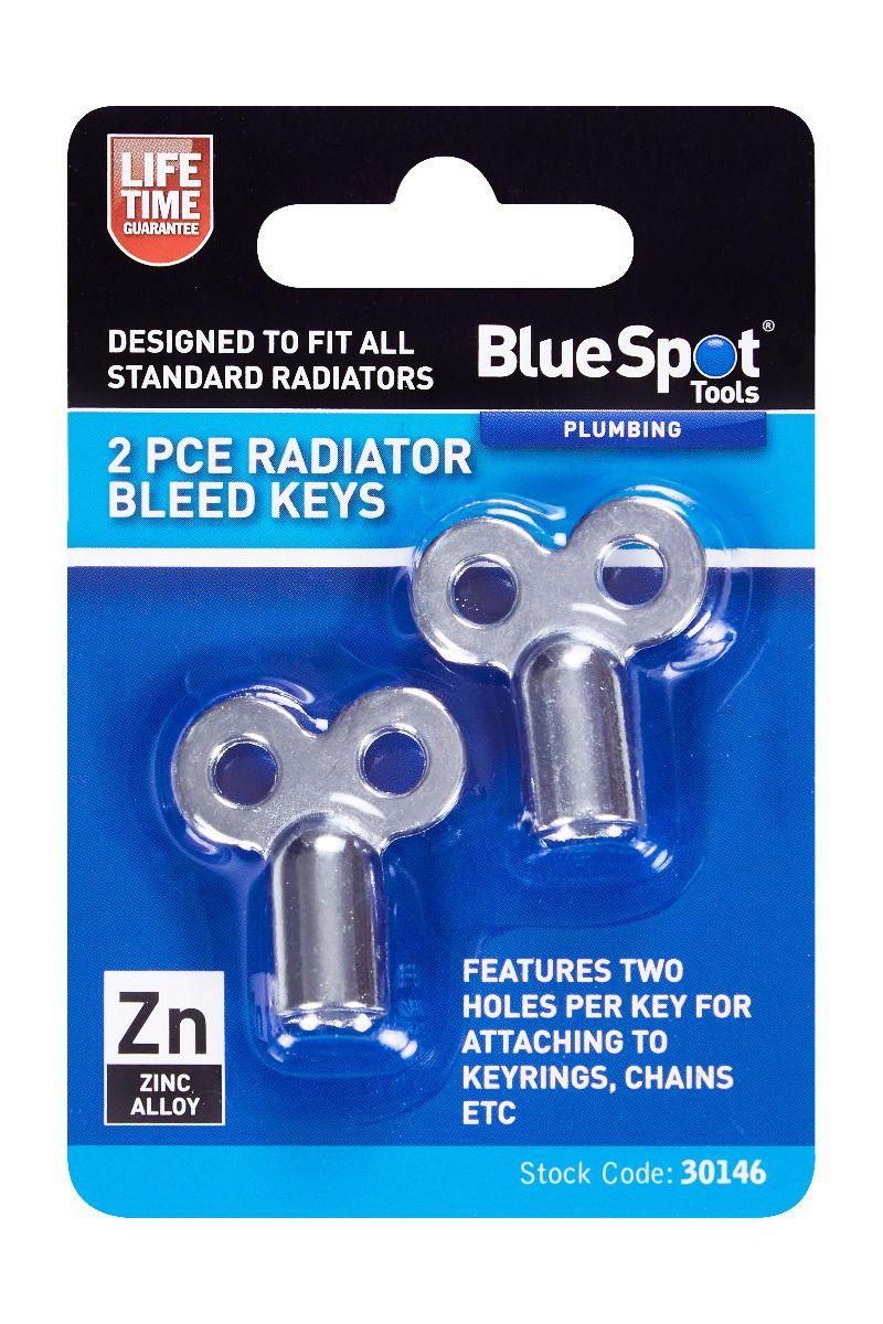 Blue Spot Tools 2 PCE Radiator Bleed Keys