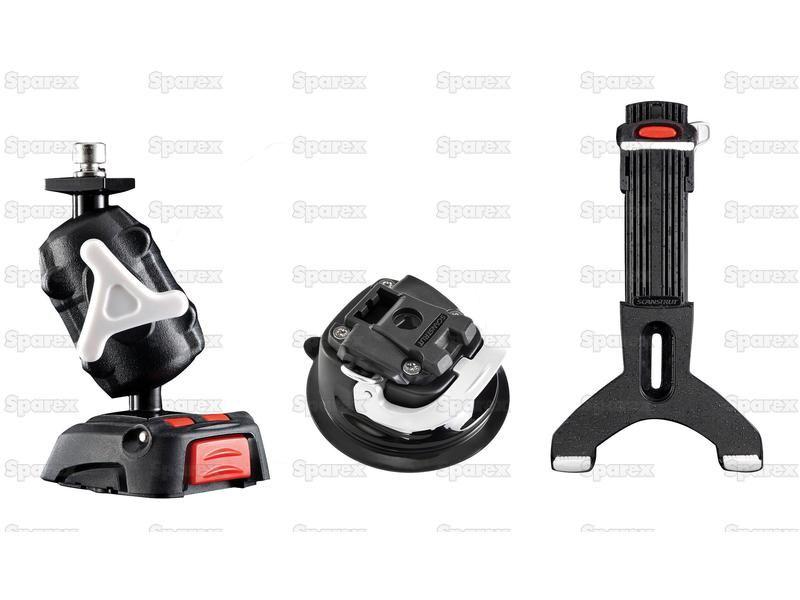 ROKK Mini Adjustable Tablet Clamp & Suction Mount