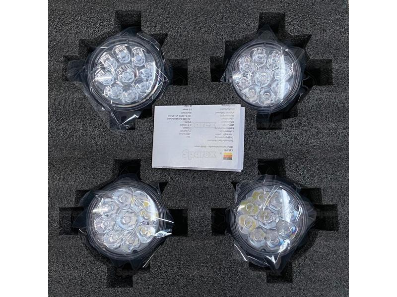 LED Work Light Kit, Interference: Class 3, RH & LH, 4050 Lumens for Massey Ferguson