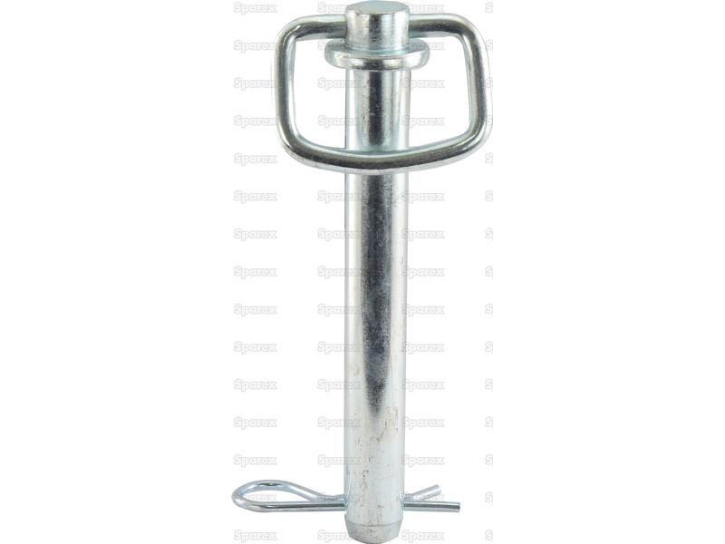 Hitch Pin with Grip Clip, Pin Ø1'', Working length: 7 7/32''.