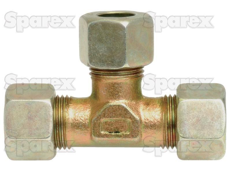 Hydraulic Metal Pipe Tee Coupling T.V. 8L PARKER HANNIFIN (T08LCF, TOBLCF)