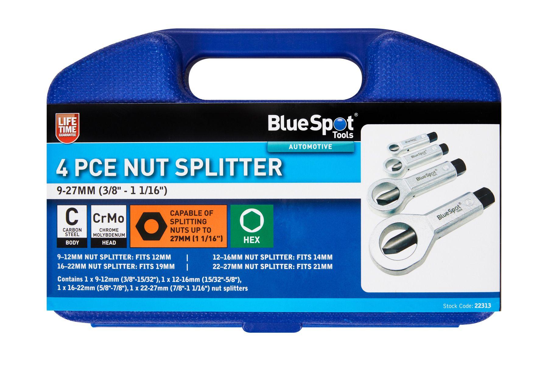 Blue Spot Tools 4 PCE Nut Spliiter 9-27mm