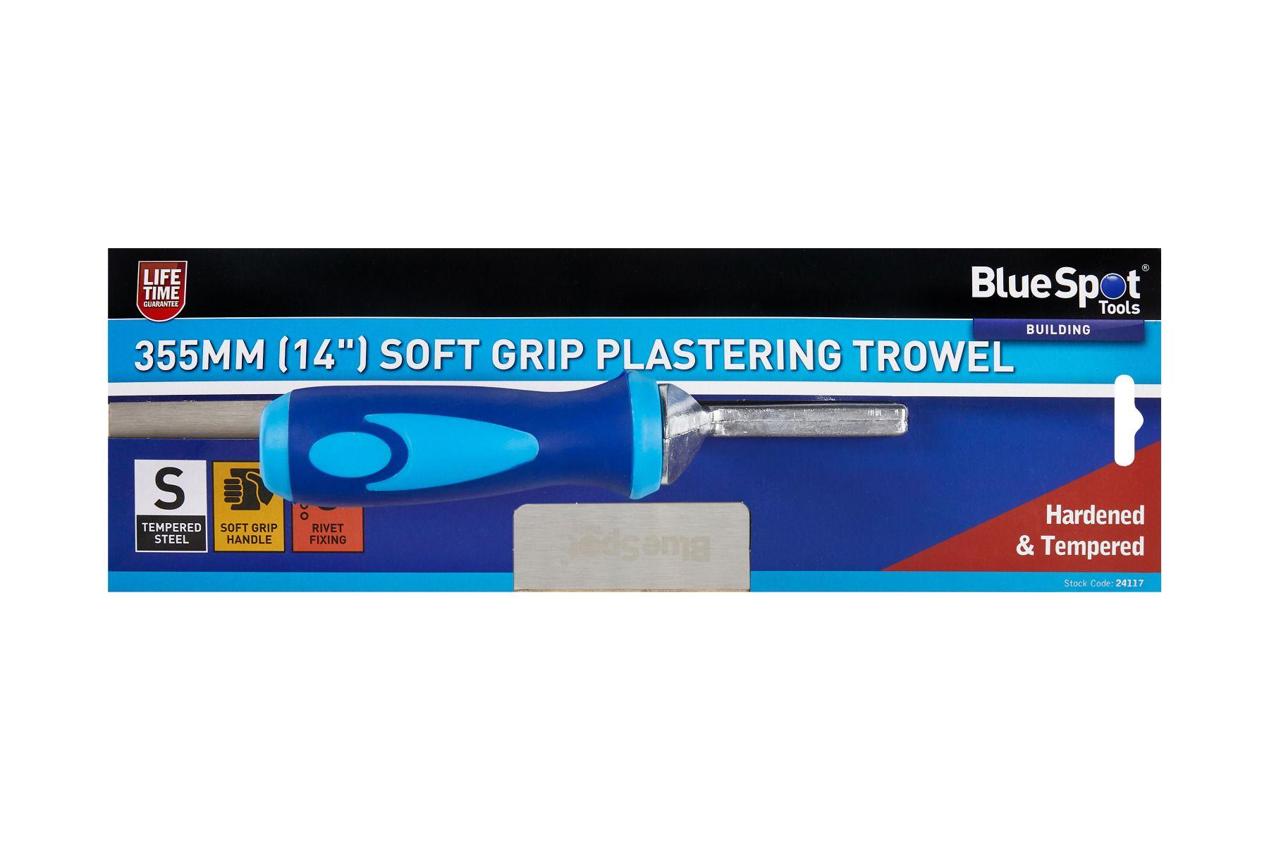 Blue Spot Tools 355mm (14") Soft Grip Plastering Trowel