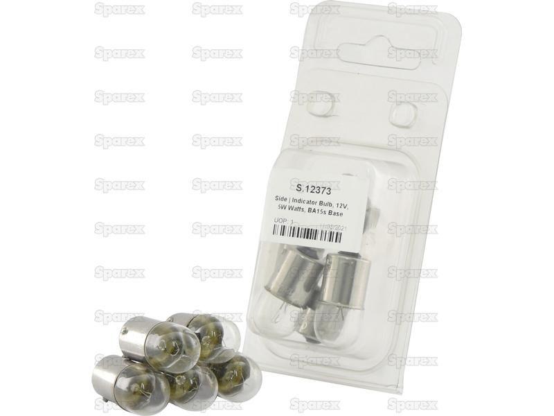 Halogen Side | Indicator Bulb, 12V, 5W, BA15s Base Case IH, Lucas, OSRAM, Phillips