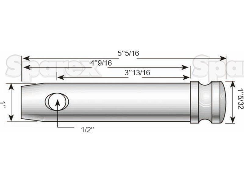 Top link pin 25x97mm Cat. 2 for White Oliver VARIOUS