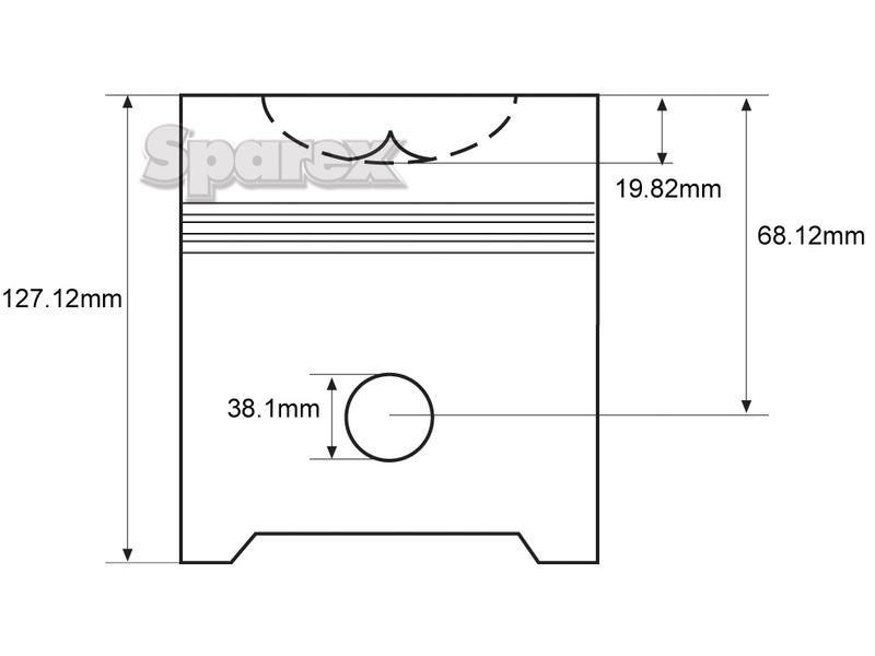 Piston (Standard) for Ford New Holland 4100 (1000 Series)
