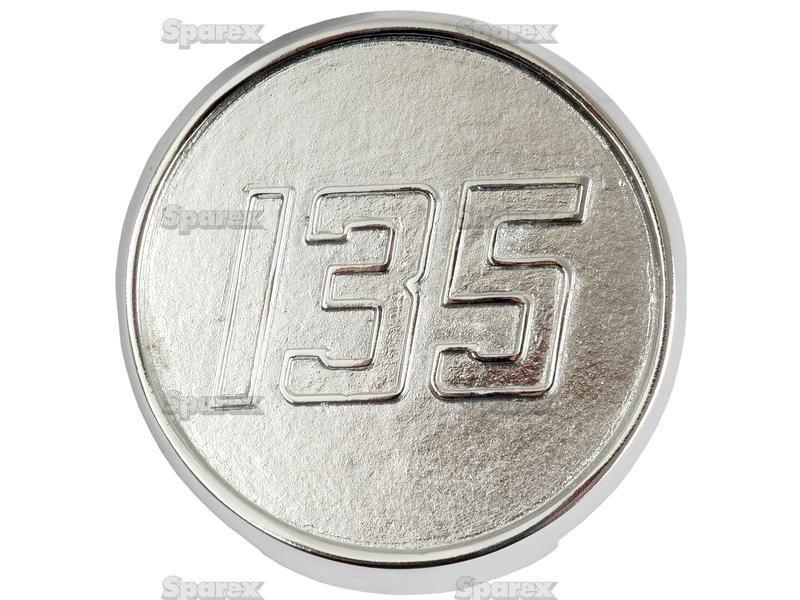 Medallion - MF 135 (Chrome) for Massey Ferguson 135 (100 Series)
