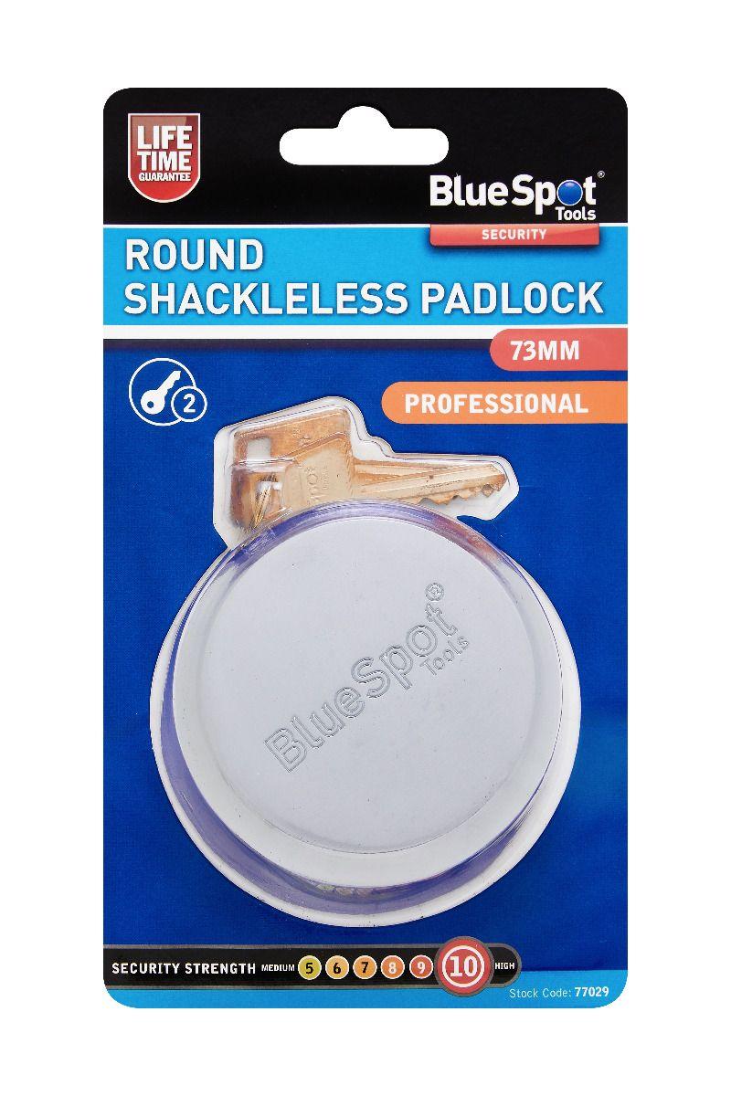 Blue Spot Tools 73mm Round Shackleless Padlock