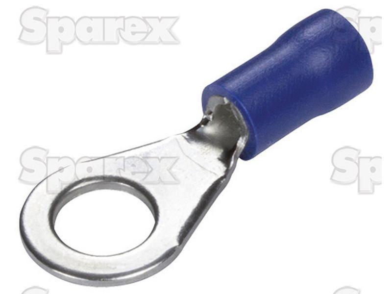 Pre Insulated Ring Terminal, Double Grip, 8.4mm, Blue (1.5 - 2.5mm)