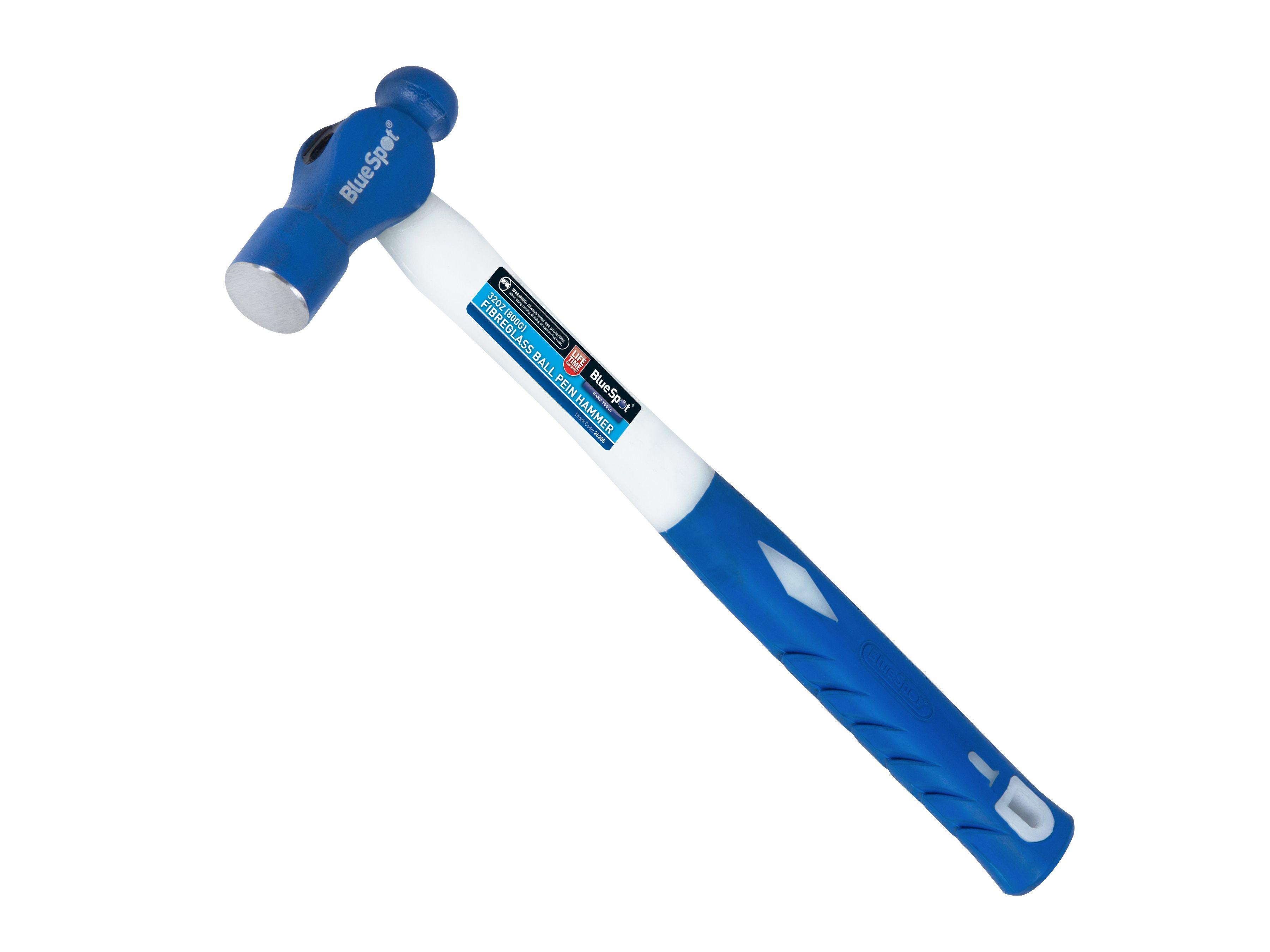 Blue Spot Tools 32oz (800g) Fibreglass Ball Pein Hammer