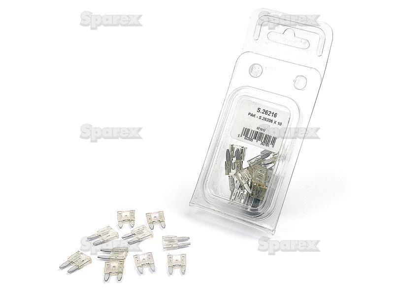 Mini Blade Fuses Agripak 25 Amps 10 pcs. Agripak