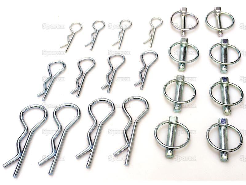 Linch Pin & Grip Clips Combination Pack (20 pcs. Agripak)