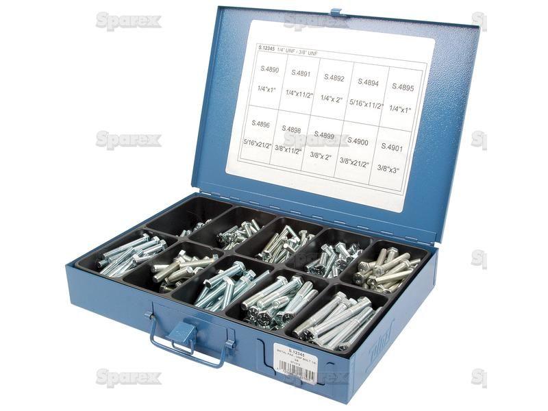 Imperial Setscrew, Size: 1/4 - 3/8'' x 1 - 3'' UNF (Din 931/933) Tensile strength: 8.8.