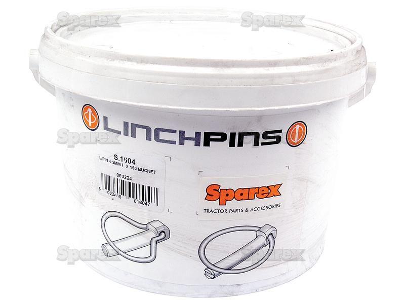 Round Linch Pin, Pin Ø4.5mm x 35mm (150 pcs. Small Bucket)