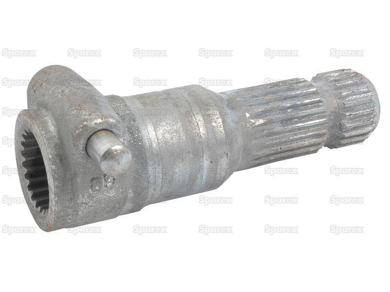 PTO Adaptor - Female spline 1 3/8'' - 21 x Male spline 1 3/8'' - 21 with Quick Release Pin.