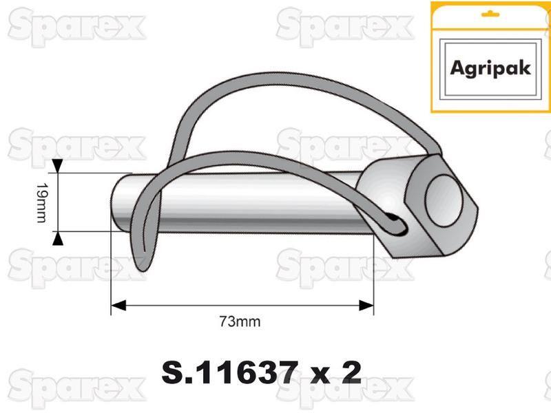 Agirpak Stabiliser Pin
