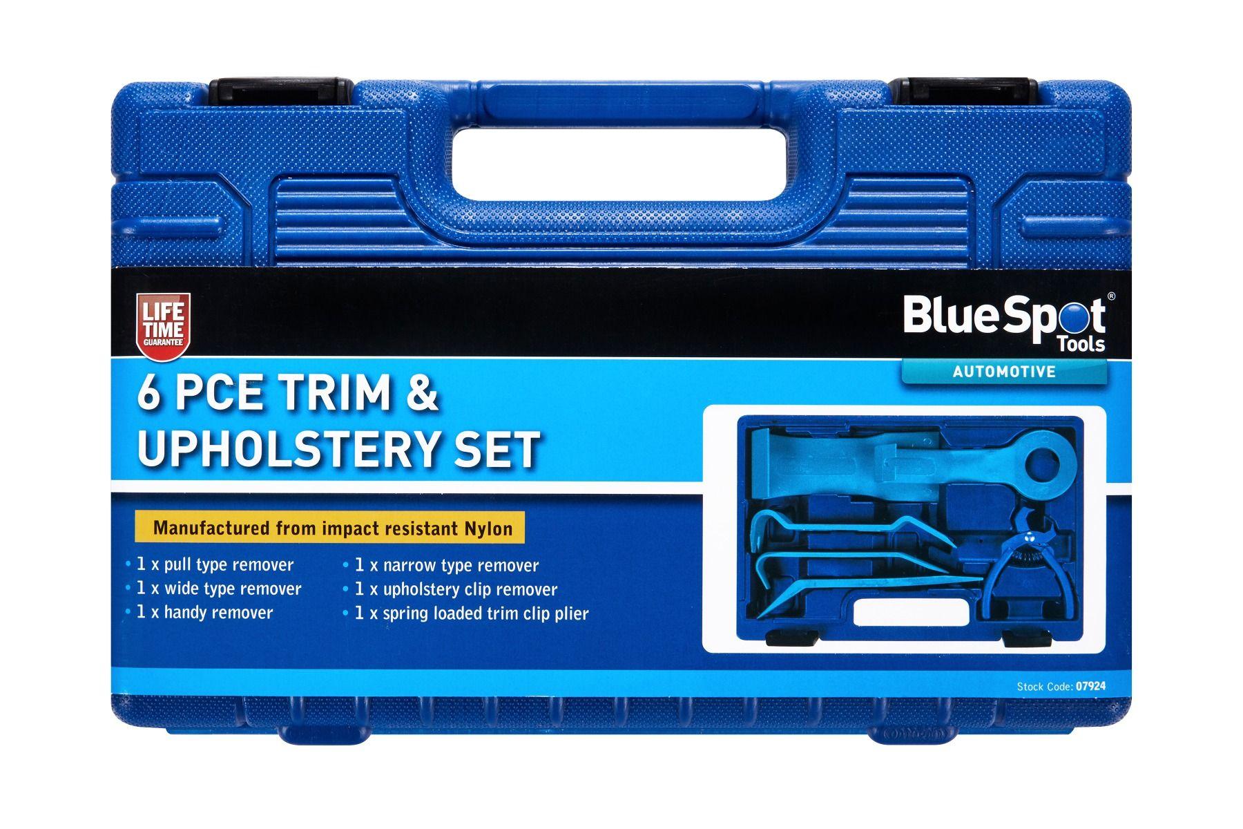Blue Spot Tools 6 PCE Trim & Upholstery Set In Case