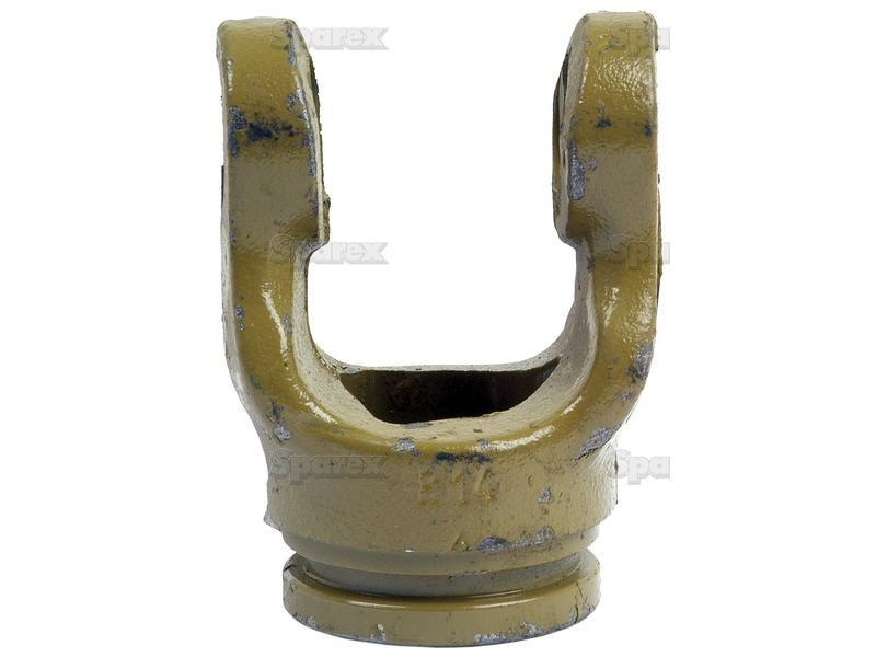 PTO Tube Yoke (U/J Size: 23.8 x 61.2mm) Profile: Triangle, Size: 36 x 3.4mm, Ref: 12505. Bondioli & Pavesi, La Magdalena, Massey Ferguson, Same