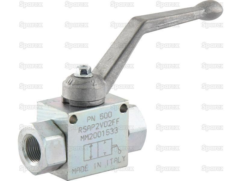 Hydraulic 2-Way Shut-off Ball valve 3/8''BSP Bondioli & Pavesi (RSAP2V02)