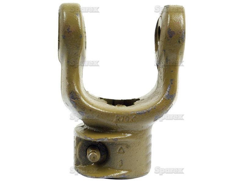 PTO Yoke - Quick Release (U/J Size: 30.2 x 92mm) Size: 1 3/8"-6 Spline Bondioli & Pavesi, La Magdalena, Massey Ferguson, Same, Walterscheid