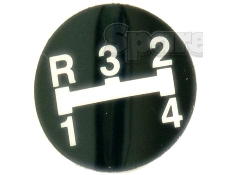 Gear Stick Decal for Massey Ferguson 165 (100 Series)