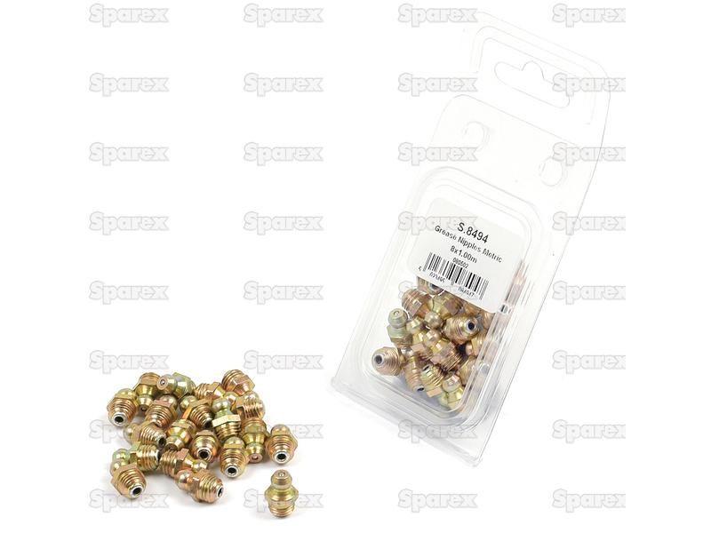 Grease Nipple - M8 (Agripak 20 pcs.)