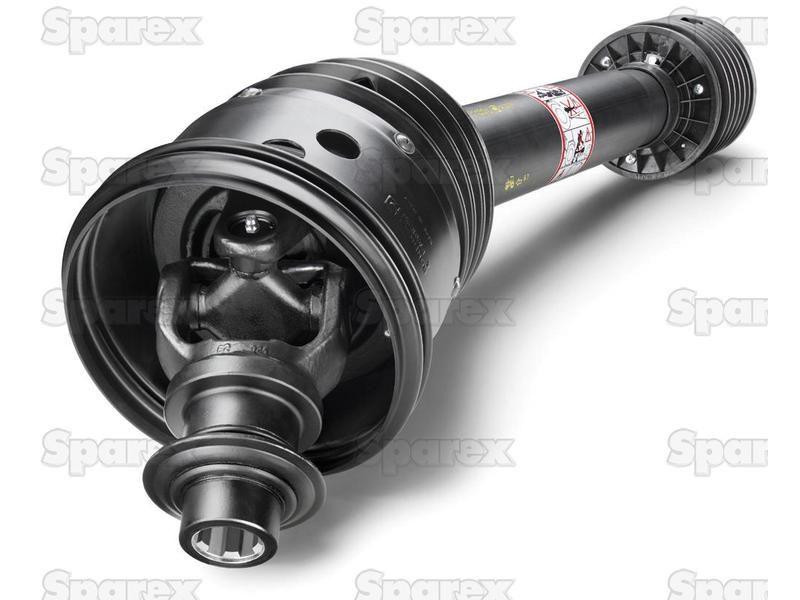 PTO Shaft - Wide Angle - One End, (Lz) Length: 1210mm, 1 3/8'' x 6 Spline 80° W.A. to 1 3/8'' x 6 Spline Q.R. Bondioli & Pavesi (7G4R121CEWR7007)