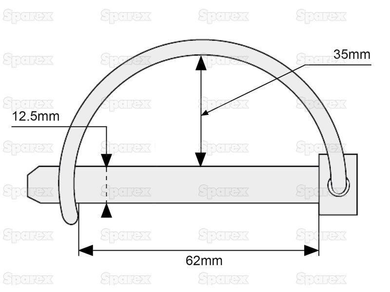 L/PIN STABILISER for Ford New Holland, Case IH