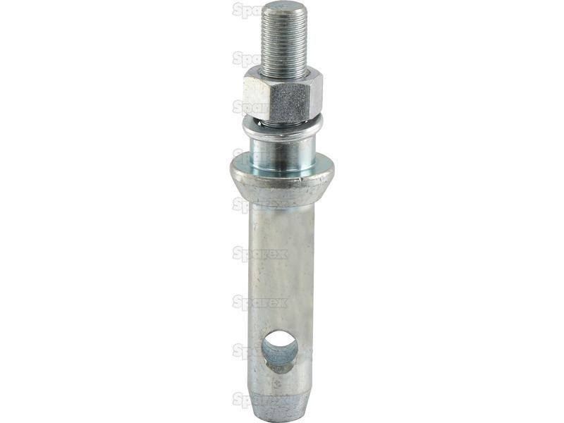Lower link implement pin 22x140mm, Thread size 5/8''x43mm Cat. 1 Massey Ferguson (646038M1, 646039M1, 646704M1)