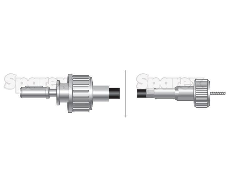 Drive Cable - Length: 1265mm, Outer cable length: 1226mm. for David Brown 990 (900 Series)