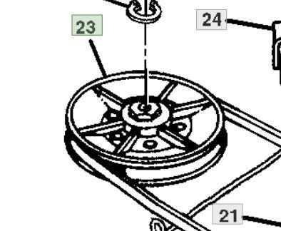 John Deere PULLEY AM126129