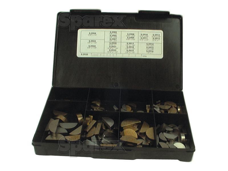Imperial Woodruff Keys - Assorted (184 pcs. Handipak) Din 6888