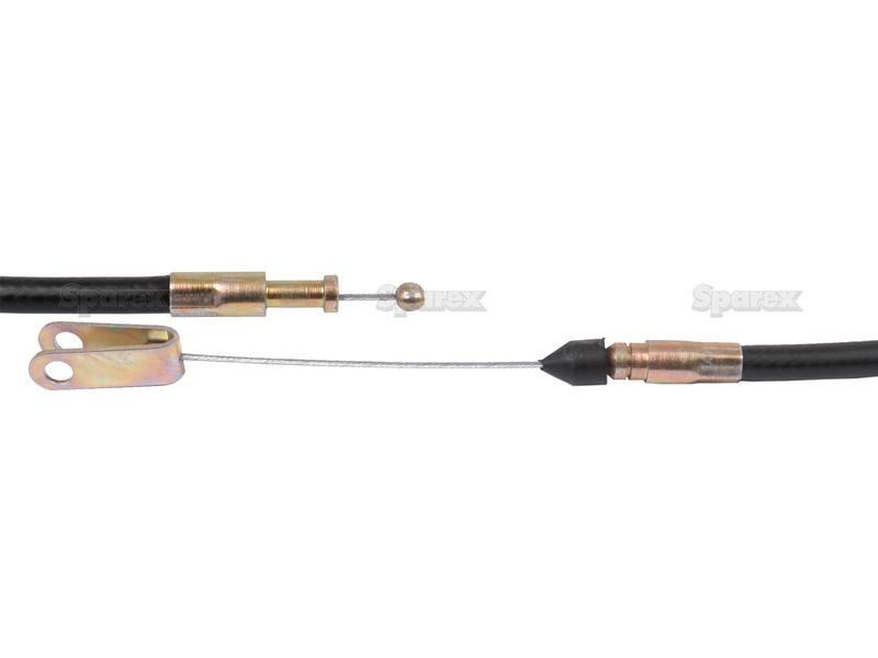 Hand Throttle Cable - Length: 1125mm, Outer cable length: 1030mm. for Massey Ferguson 390 (300 Series)