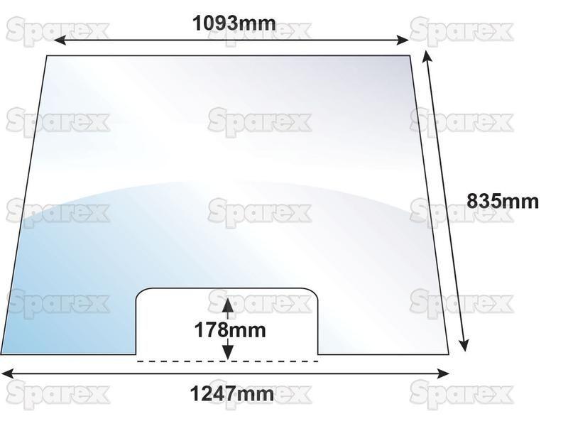 Windscreen for Massey Ferguson 360 (300 Series)