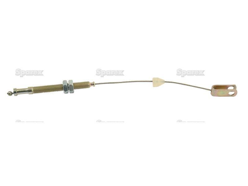 Throttle Cable - Length: 235mm, Outer cable length: mm. for Massey Ferguson 390 (300 Series)