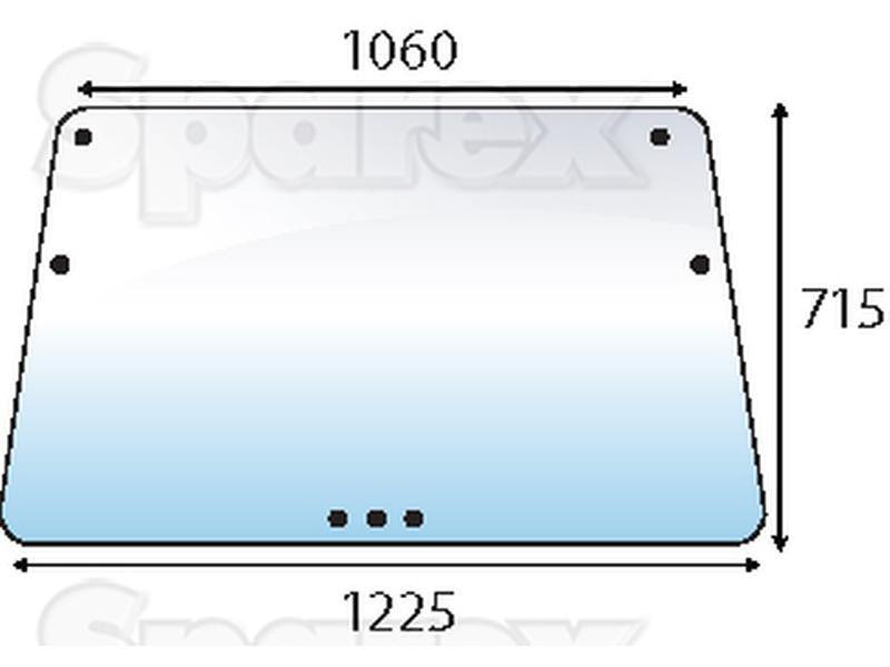Windscreen for Deutz-Fahr DX3.90 (DX3 Series)