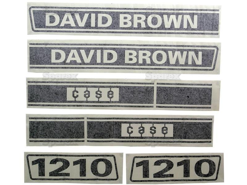 Decal Set - David Brown 1210 for David Brown 1210 (1200 Series)