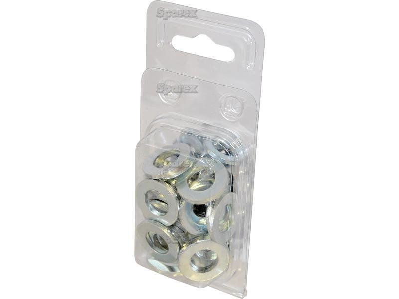 Metric Flat Washers, ID: 12mm (Din 125A) 60 pcs. Agripak