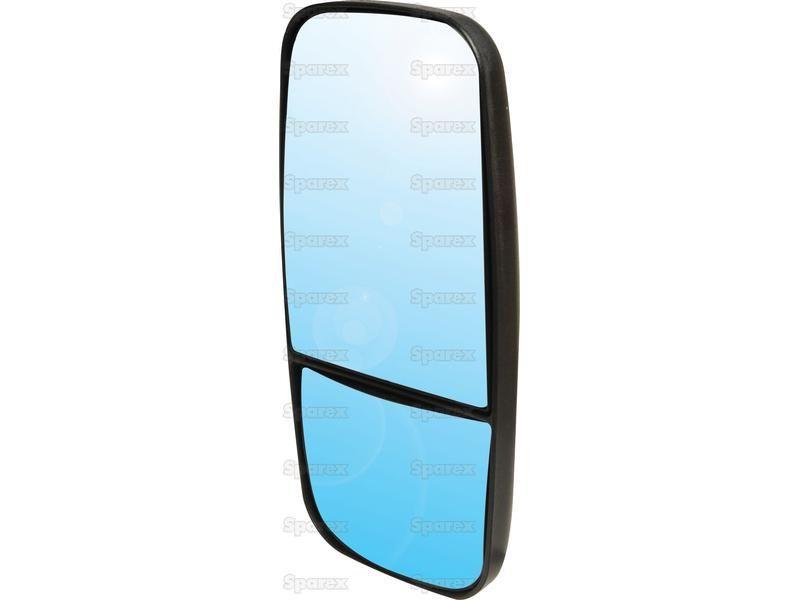 Mirror Head - Rectangular, Manually Operated Twin Mirror, 384 x 184mm, Universal Fitting