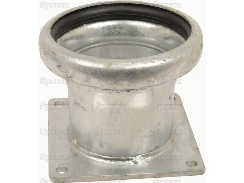 Female Coupling with Flanged end 5" Galvanised B |  for Bauer Slurry Equipment