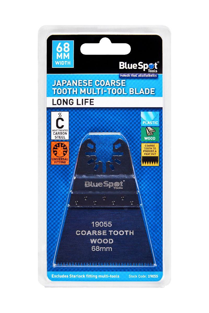 Blue Spot Tools 68mm Coarse Japan Tooth Multi Blade Timber-Plastics