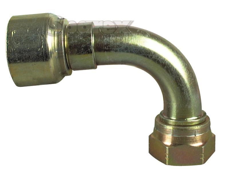 Parker BSP Hose Insert 1/4'' x 3/8'' x 19'' Female 90° Swept Swivel PARKER HANNIFIN (1B248-6-4)