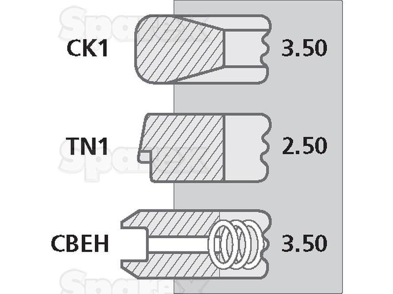 Piston Ring for JCB 537-135