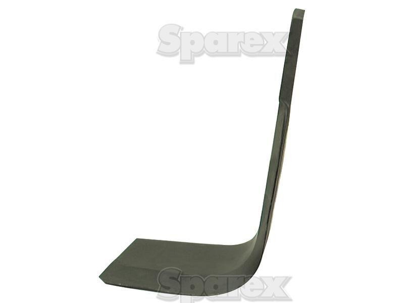 Rotavator Blade Square LH 90x10mm Height: 223mm. Hole centres: 68mm. Hole Ø: 16.5mm. Replacement for Maschio for Maschio G